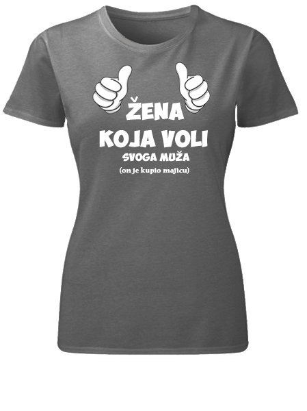 Majice sa stampom natpisom slikom/Za mamu tatu/zena koja voli muza (crna).jpg